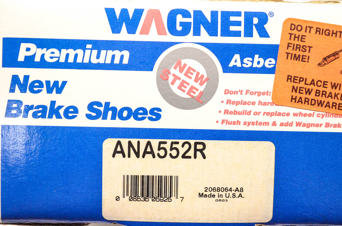 Wagner ANA552R Brake Shoe Kit NOS