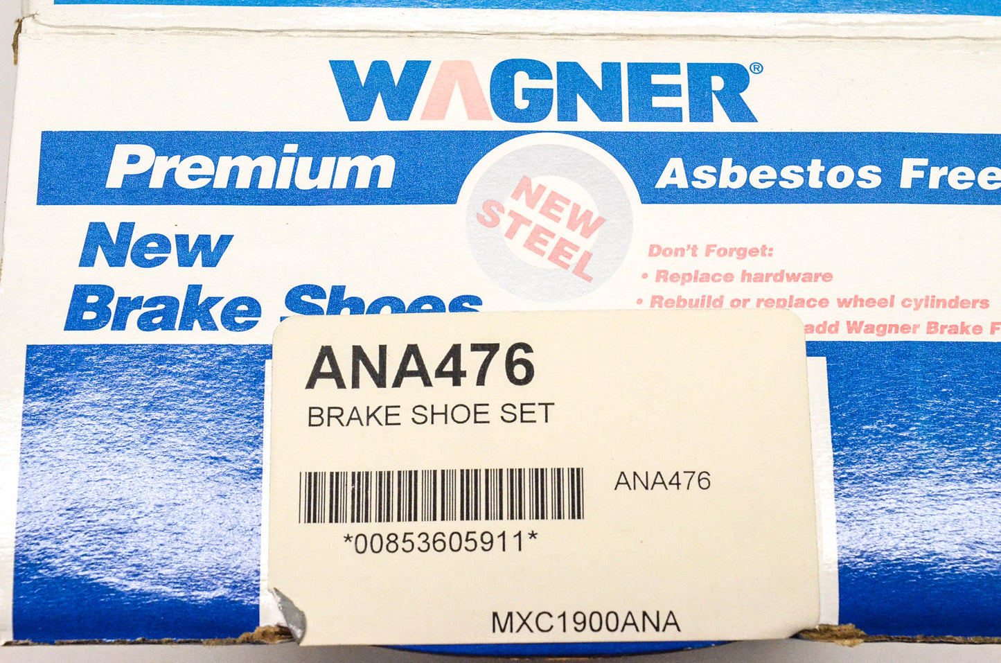 Wagner ANA476 Brake Shoe Kit NOS