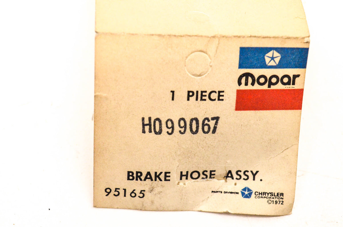 Mopar H099067, H-99067, H99067 Brake Hose NOS