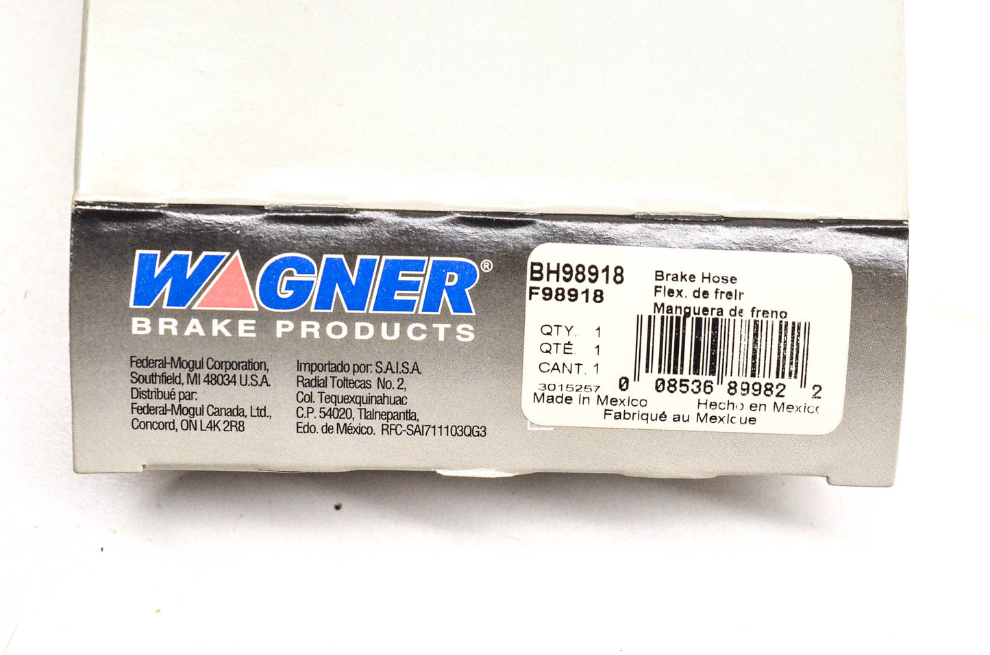 Wagner BH98918, F98918 Brake Hydraulic Hose For 1979-82 Chevy K30 GMC K3500 NOS