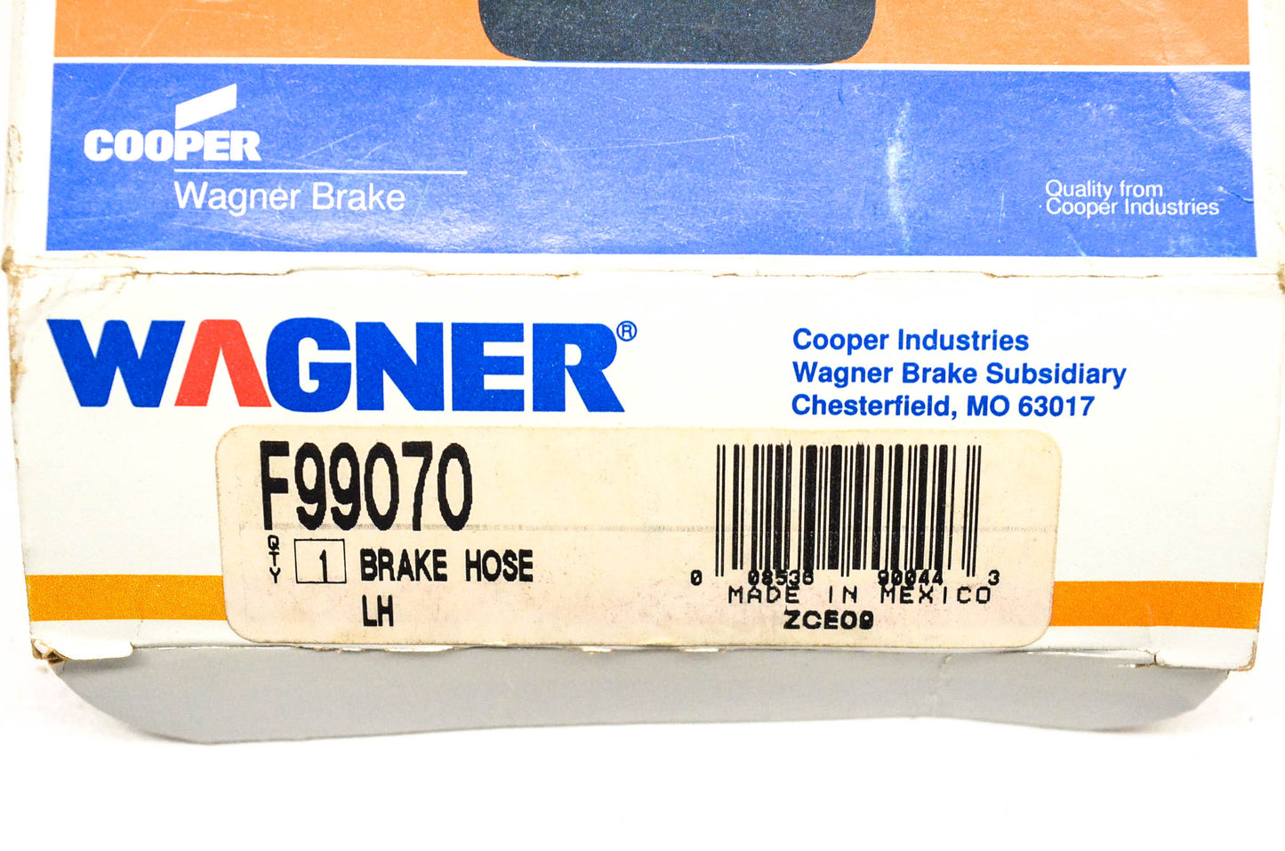 Wagner F99070 Brake Hydraulic Hose For Chrysler Dodge Plymouth NOS