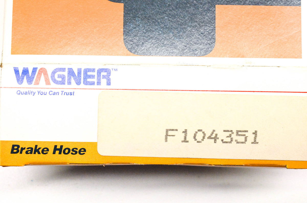 Wagner F104351 Brake Hydraulic Hose For 1980-89 Plymouth Grand Fury Chrysler NOS