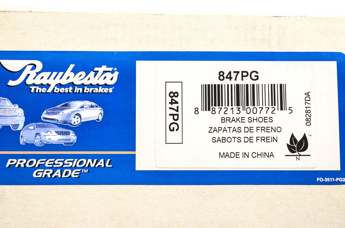 Raybestos 847PG Brake Shoe Kit NOS