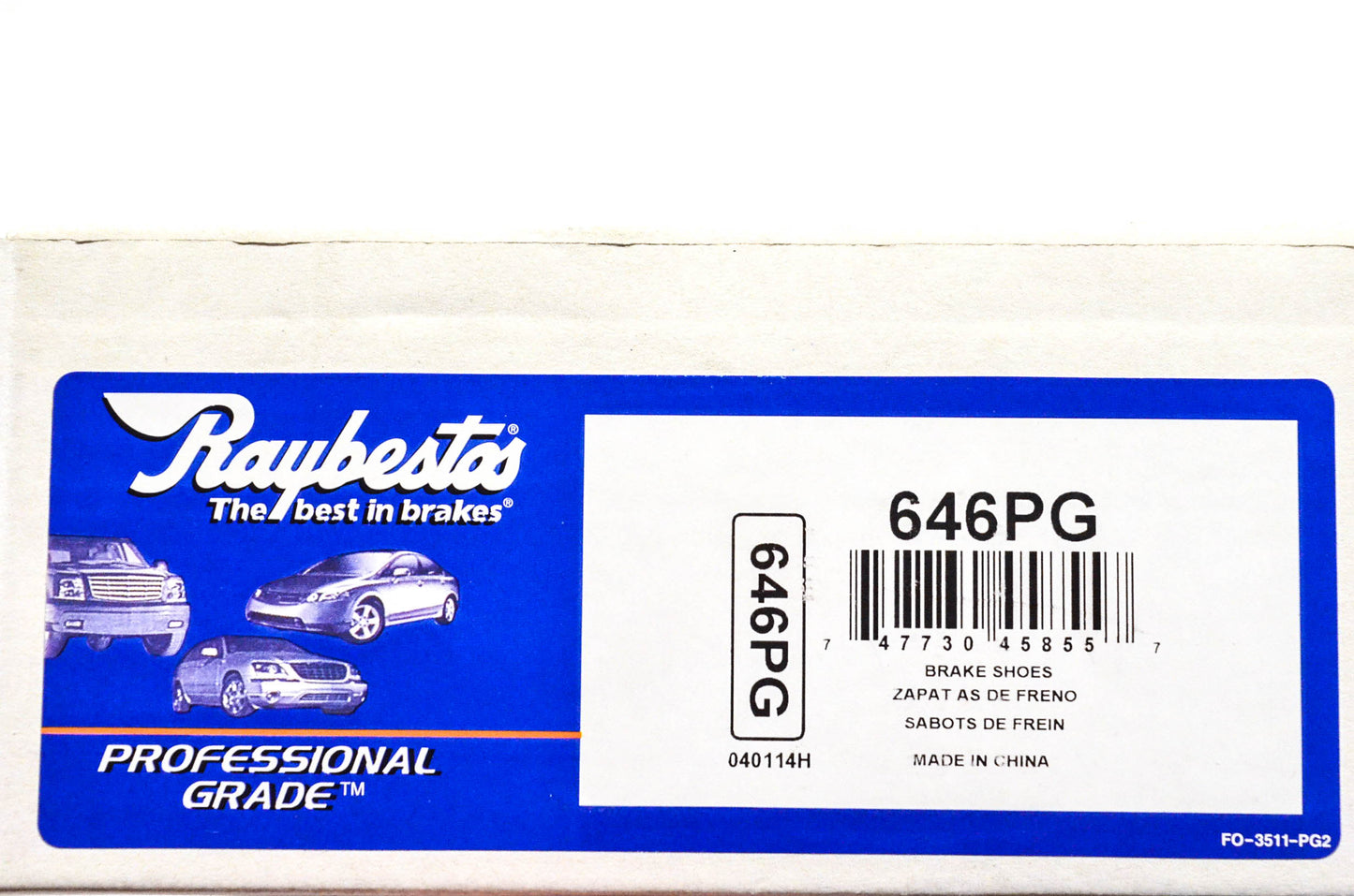 Raybestos 646PG Brake Shoe Kit NOS