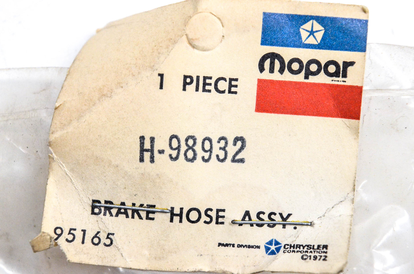 Mopar H-98932 Brake Hose NOS