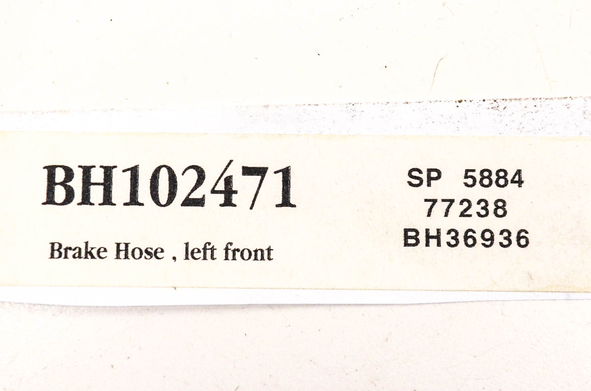 Bendix BH102471, SP5884, 77238 Brake Hose NOS