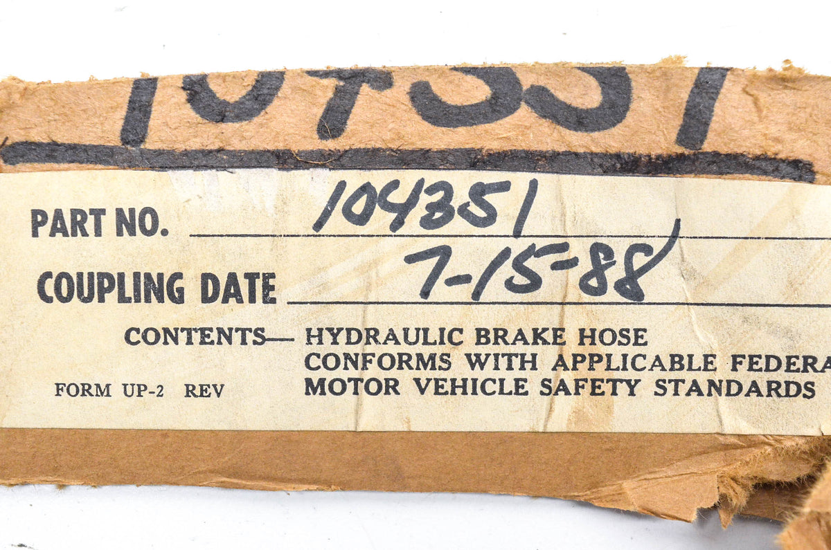 Wagner BH104351, F104351 Brake Hose NOS