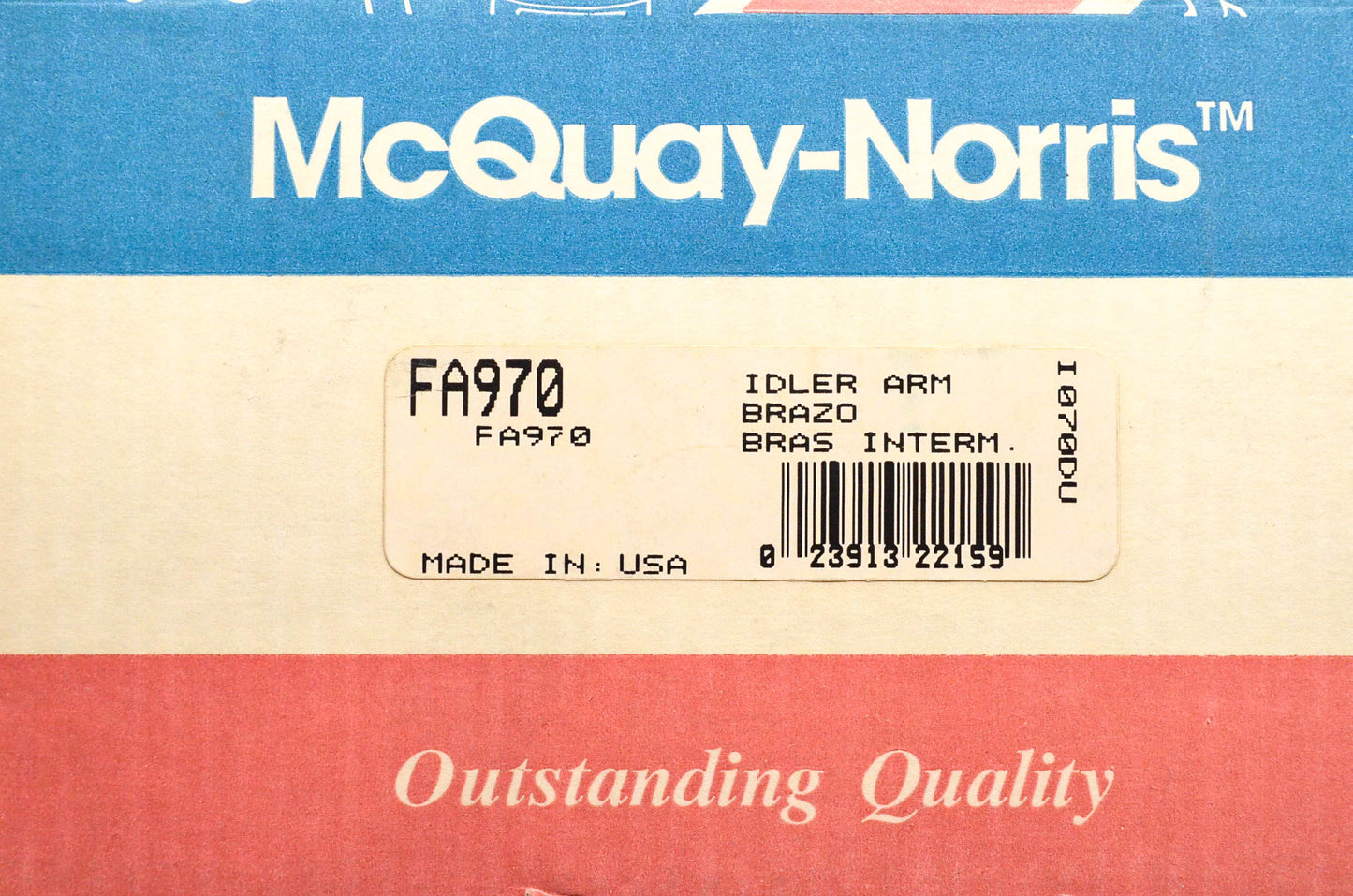 McQuay-Norris FA970 Idler Arm Kit NOS
