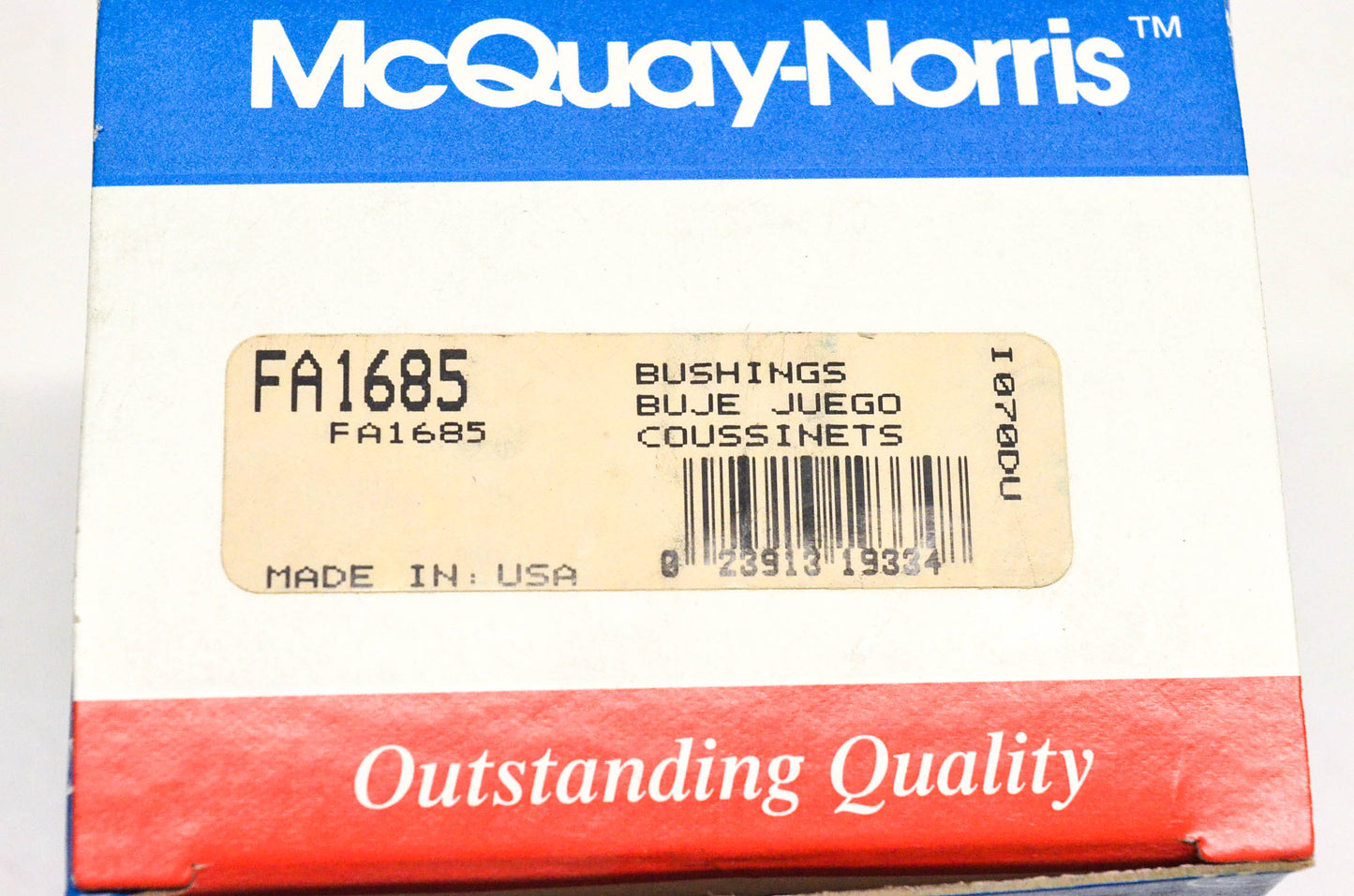 McQuay-Norris FA1685, K8434, 18137 Bushing Kit NOS