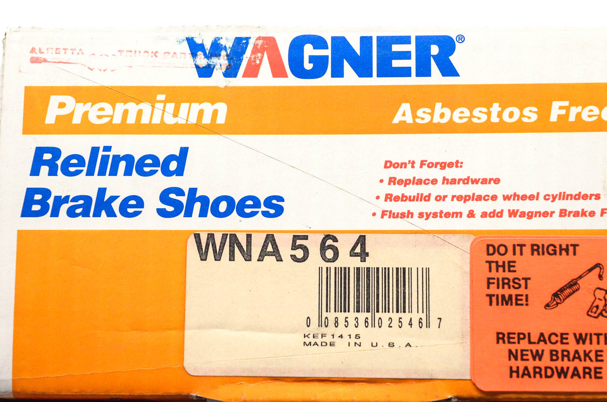 Wagner WNA564 Relined Brake Shoe Kit NOS