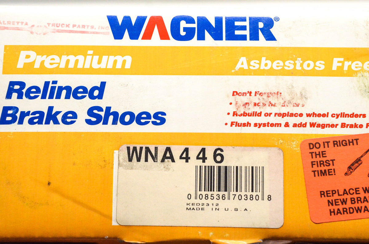 Wagner WNA446 Relined Brake Shoe Kit NOS