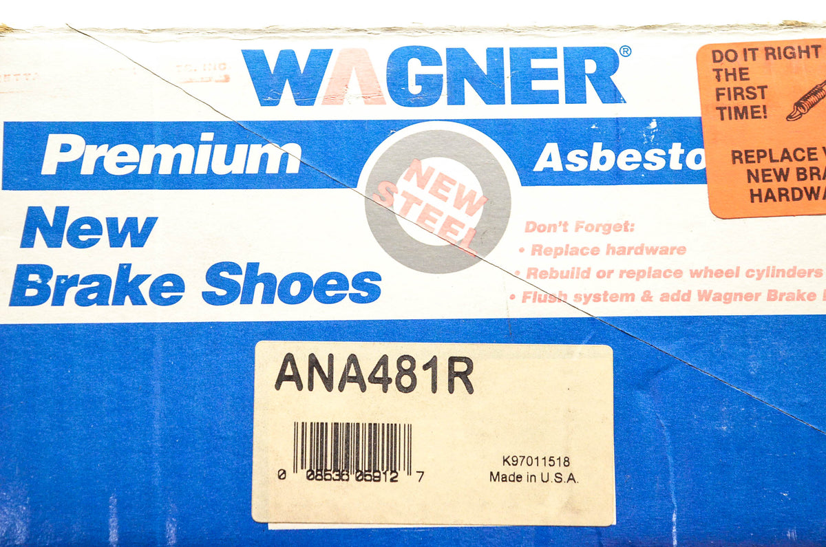 Wagner ANA481R Brake Shoe Kit NOS