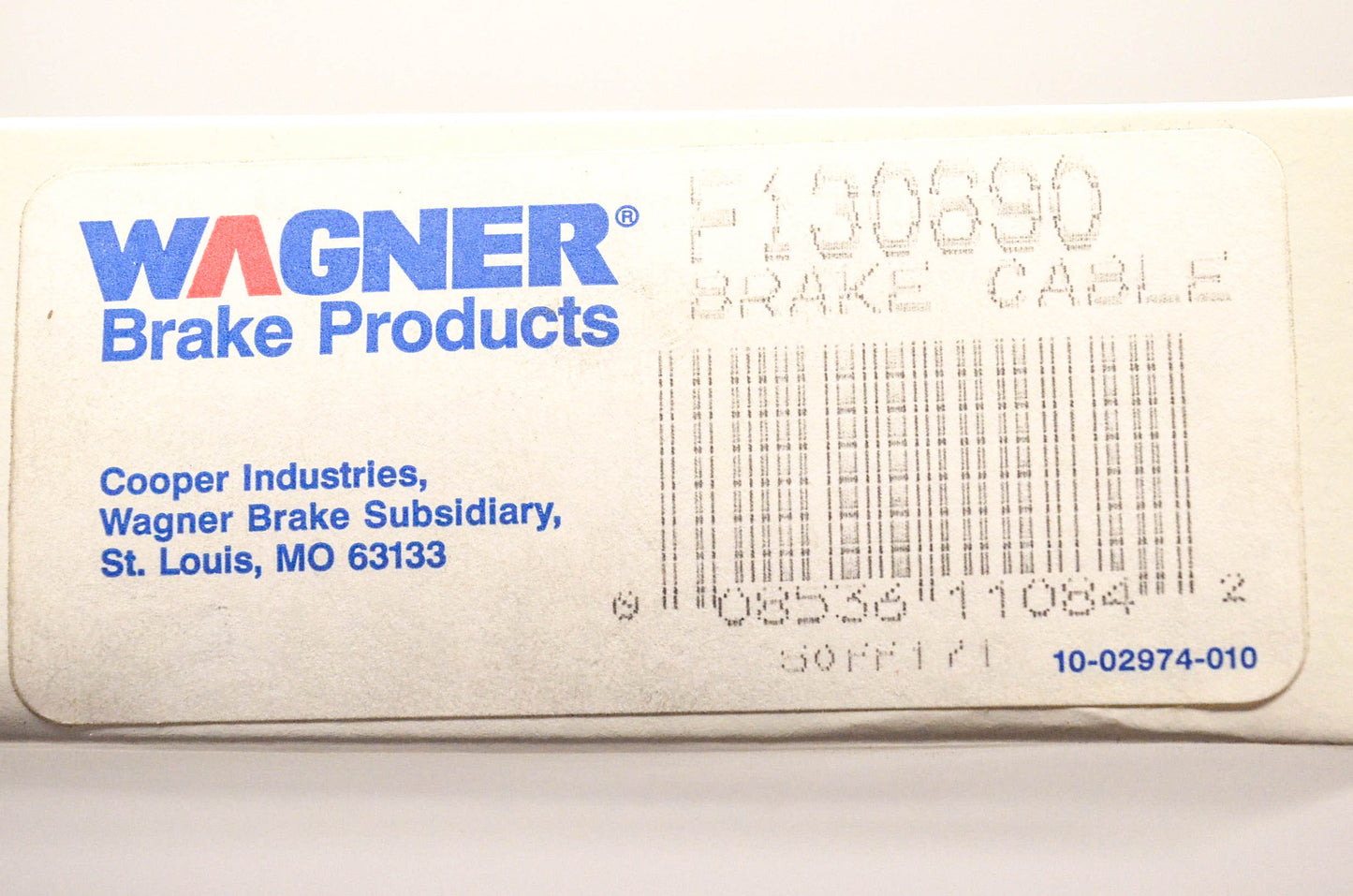 Wagner F130690 Brake Cable NOS