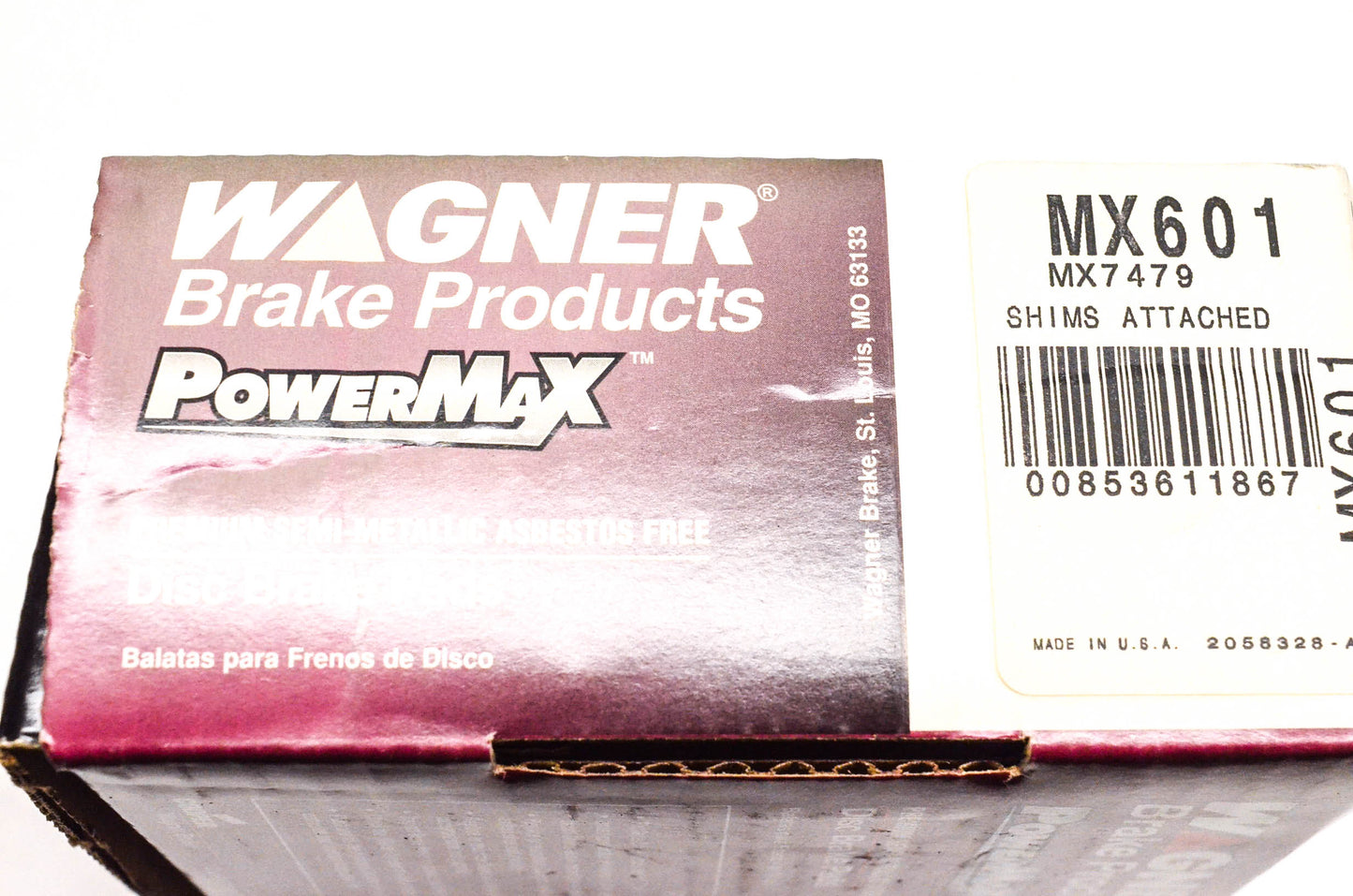 Wagner MX601, MX7479 PowerMax Disc Brake Kit NOS