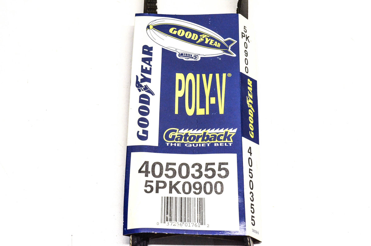 Goodyear 4050355, 5PK0900 Poly-V Belt Serpentine Gatorback NOS