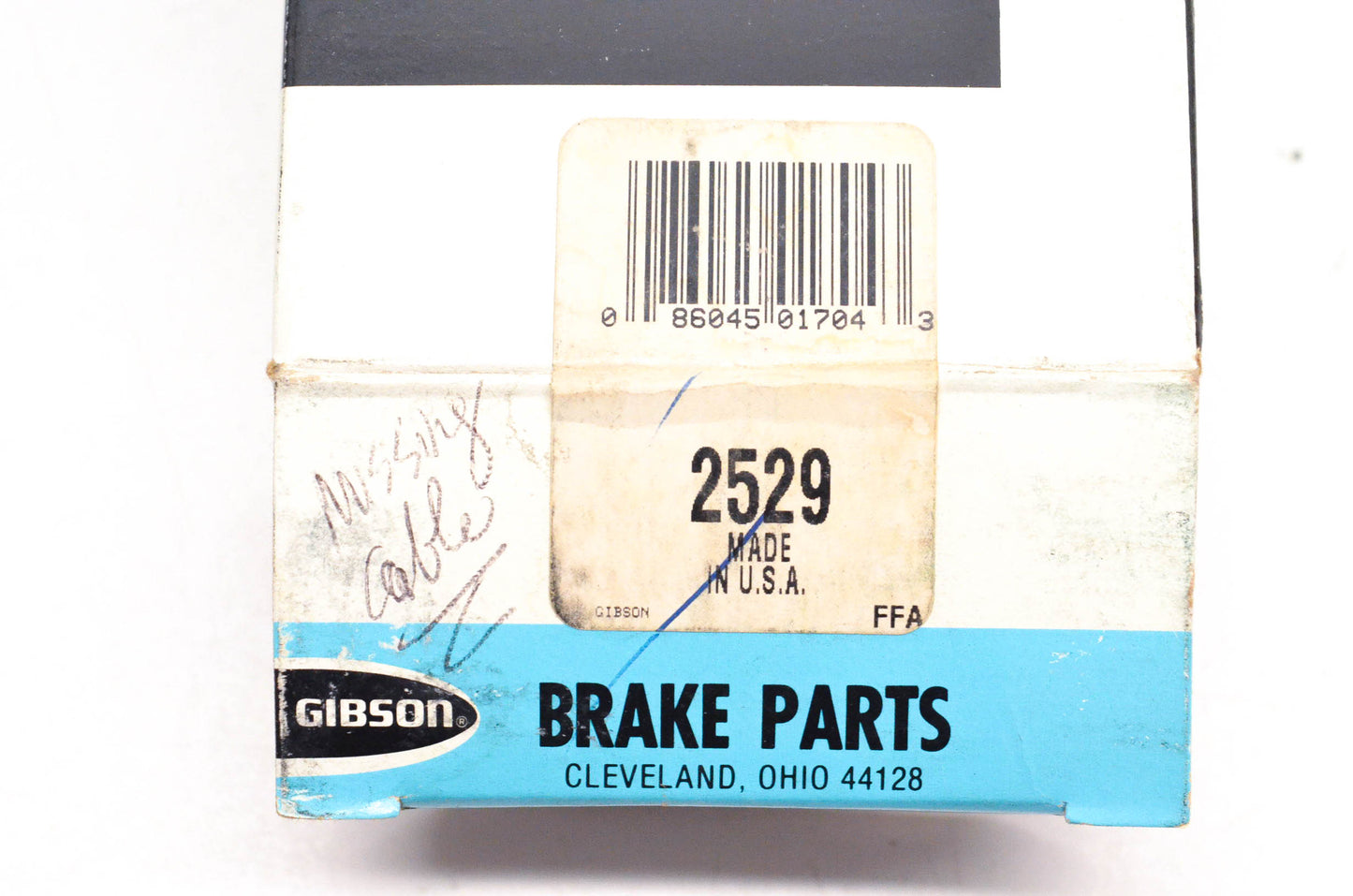Gibson 2529 Brake Hardware Kit NOS