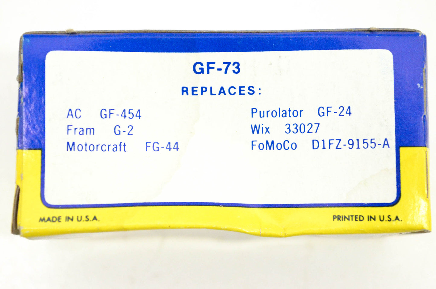 Hastings GF73, GF-73 Fuel Filter Kit NOS