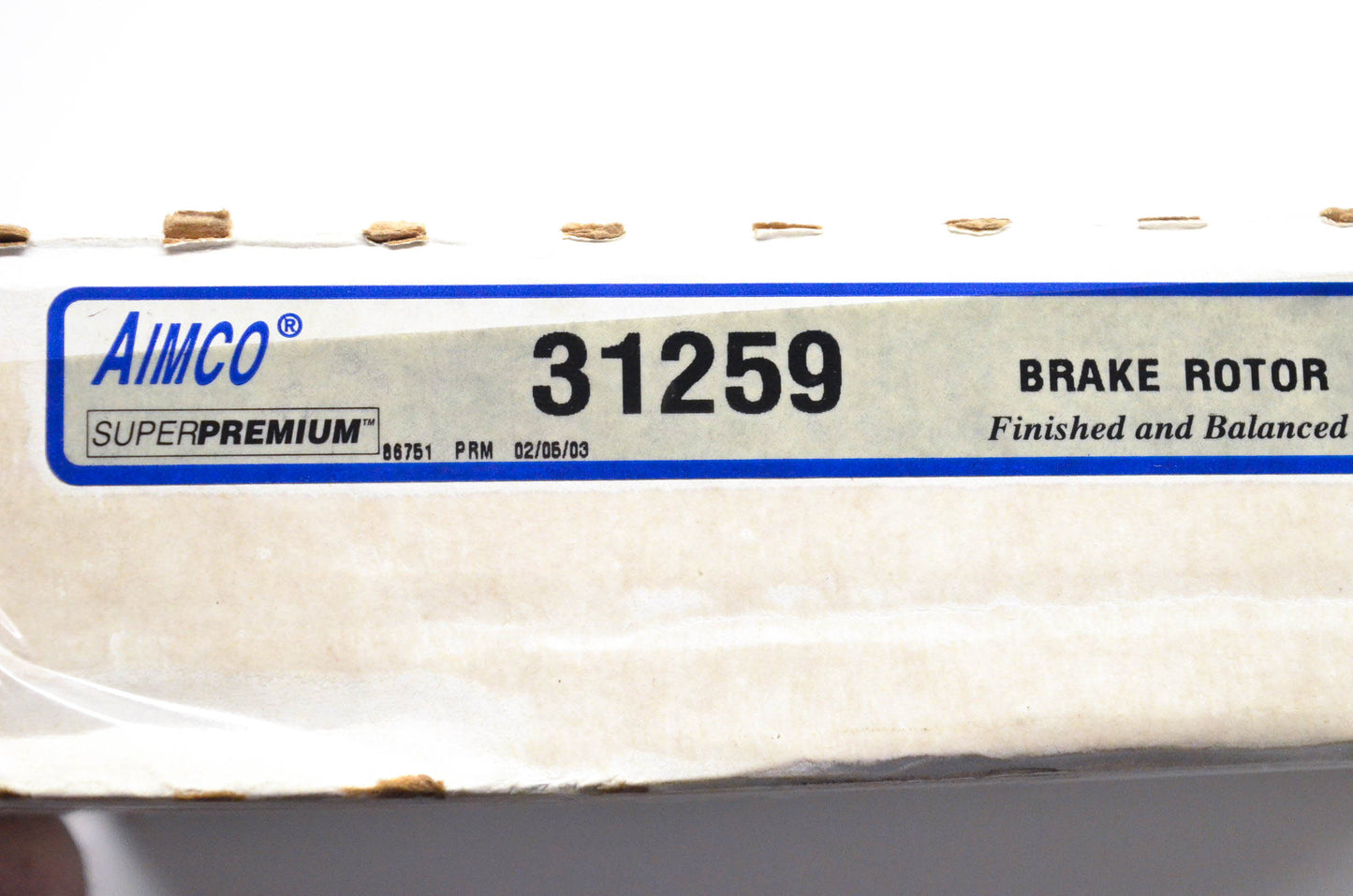Aimco 31259, 145187, 96751 Brake Rotor NOS