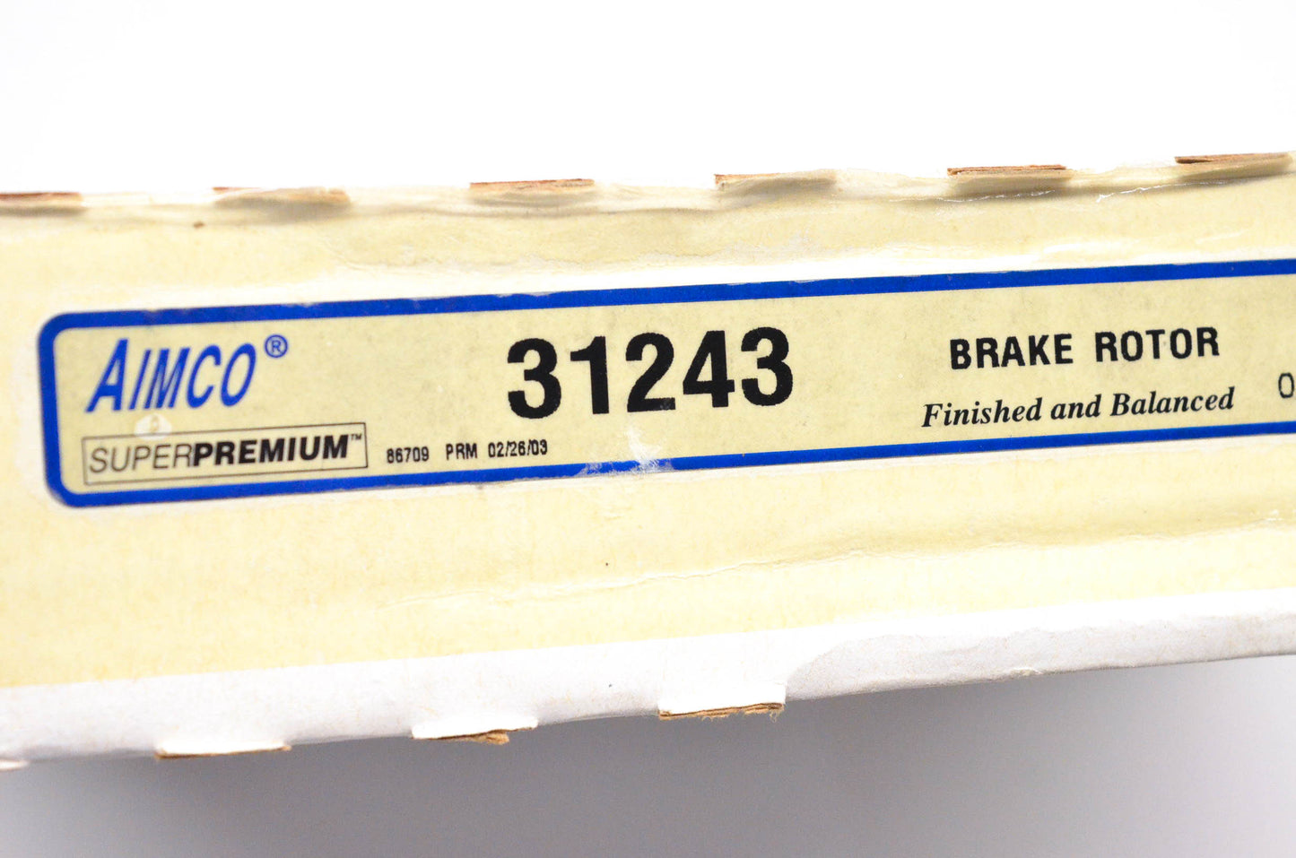Aimco 31243, 96709, 86709 Brake Rotor NOS