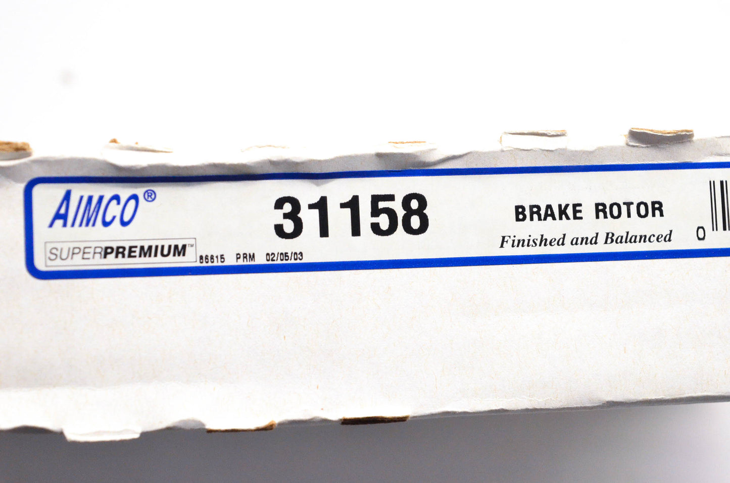 Aimco 31158, 145112, D17835 Brake Rotor NOS