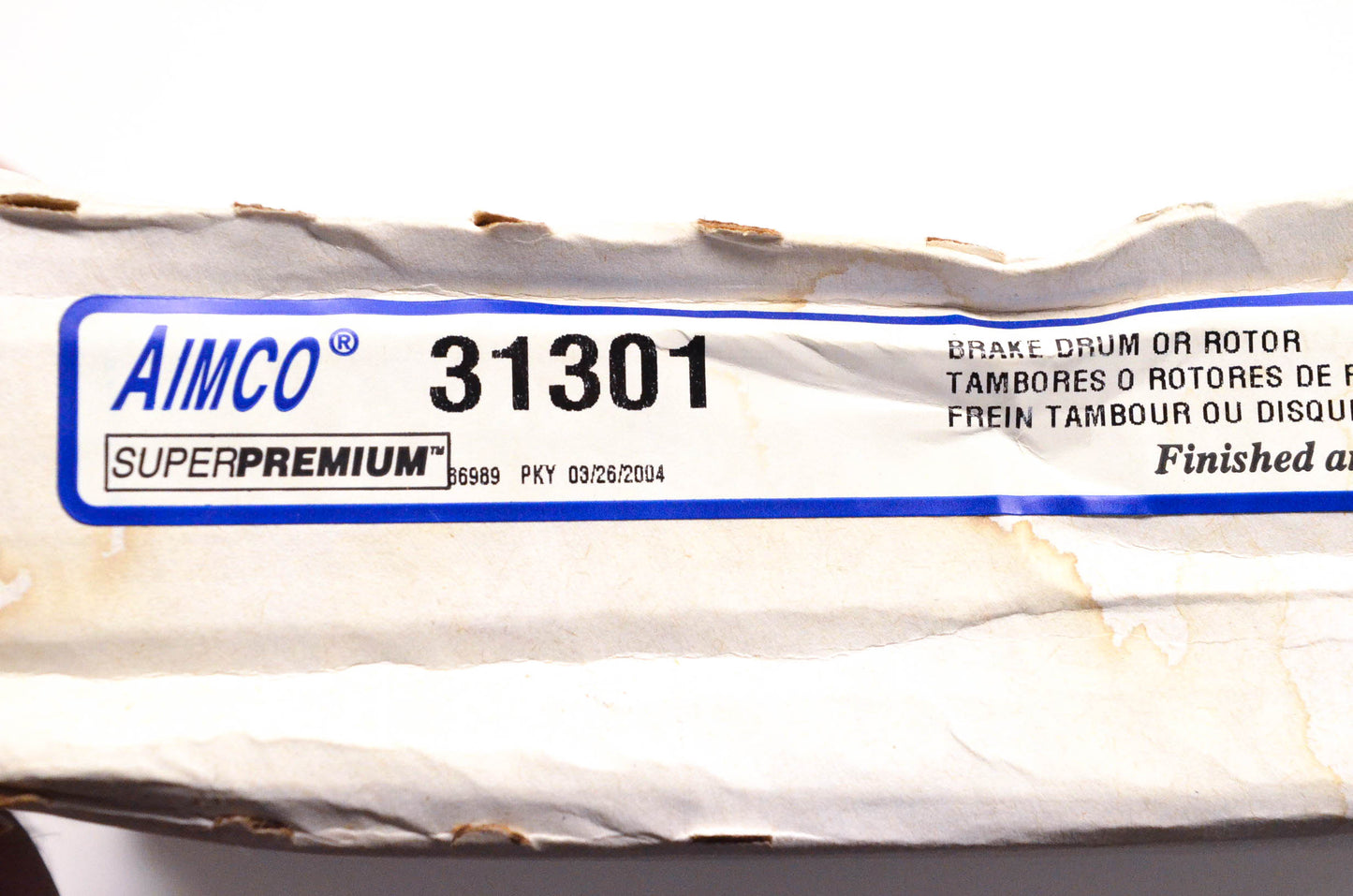 Aimco 31301 Brake Rotor NOS