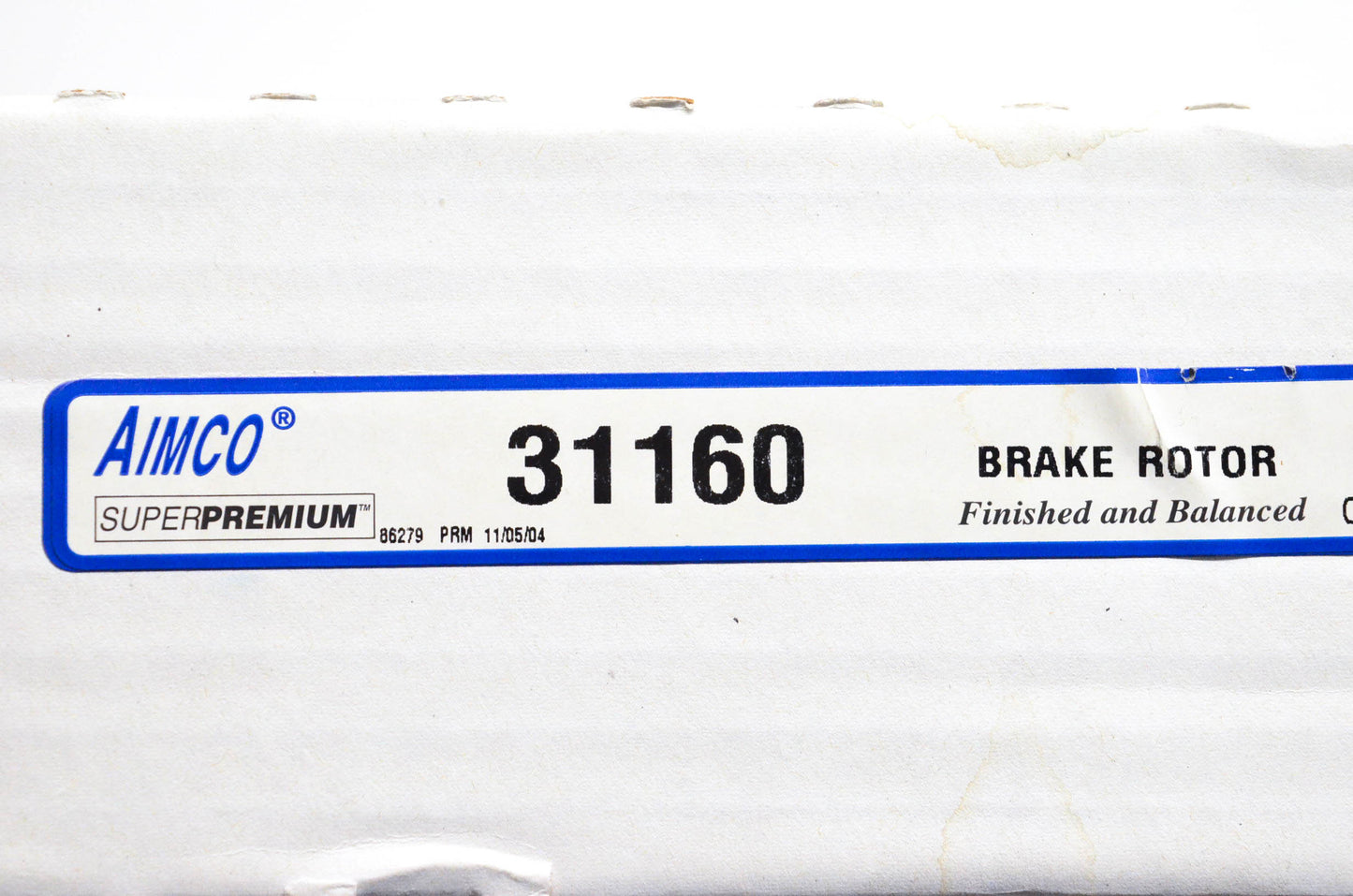Aimco 31160, 141706, 86279 Brake Rotor NOS