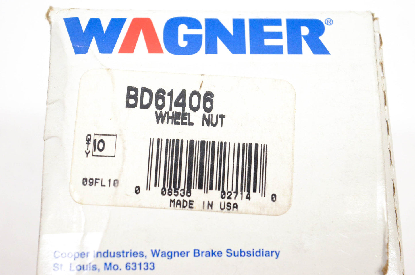 Wagner BD61406 Wheel Lug Nuts Qty 10 NOS