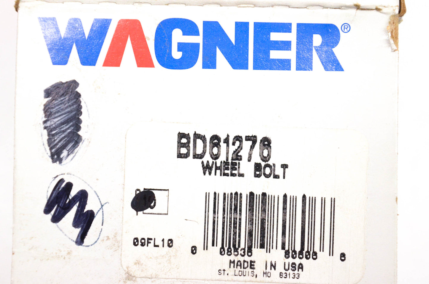 Wagner BD61276 Wheel Lug Stud NOS
