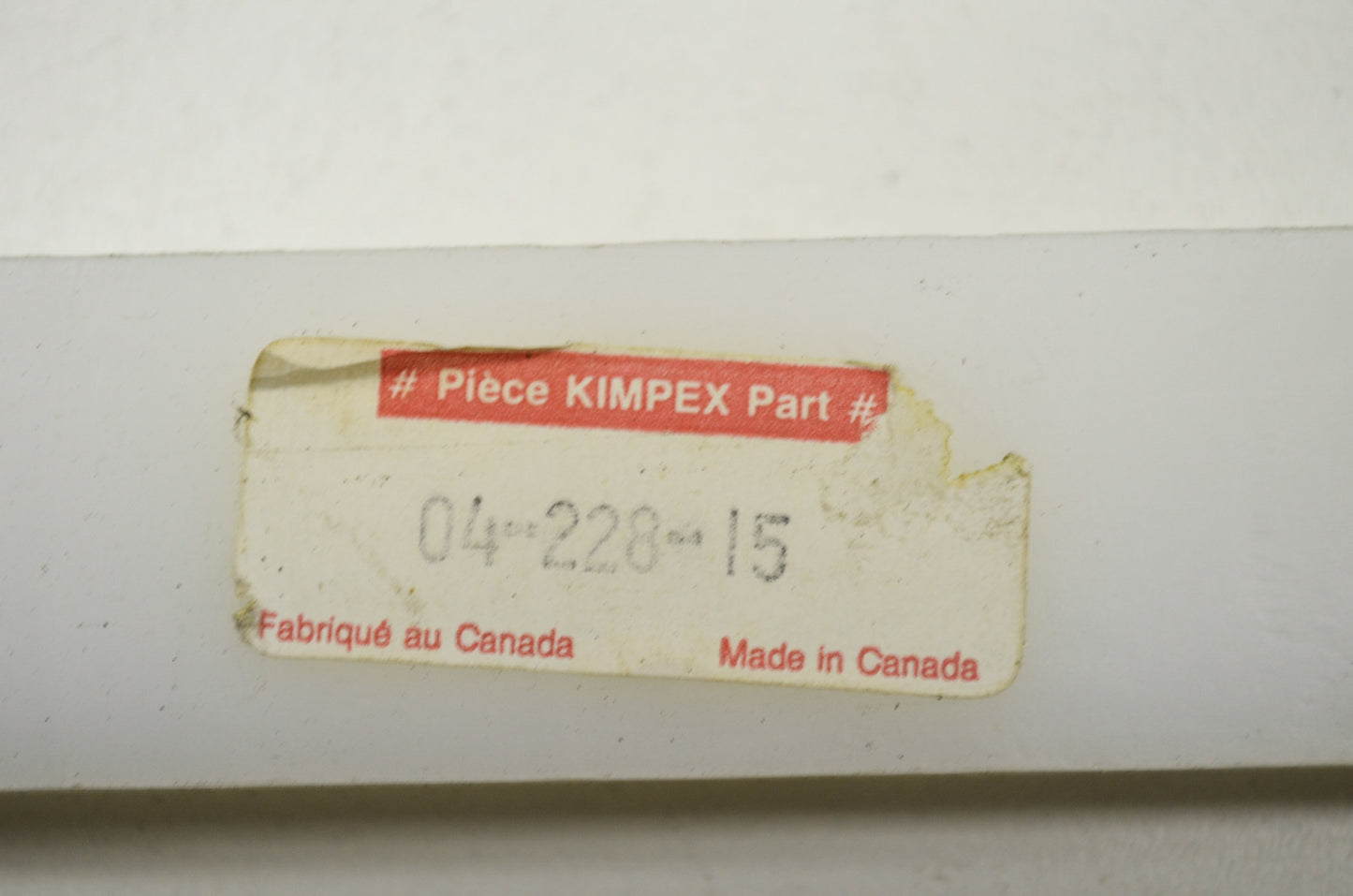 Hyfax Sliders White Qty 7 NOS