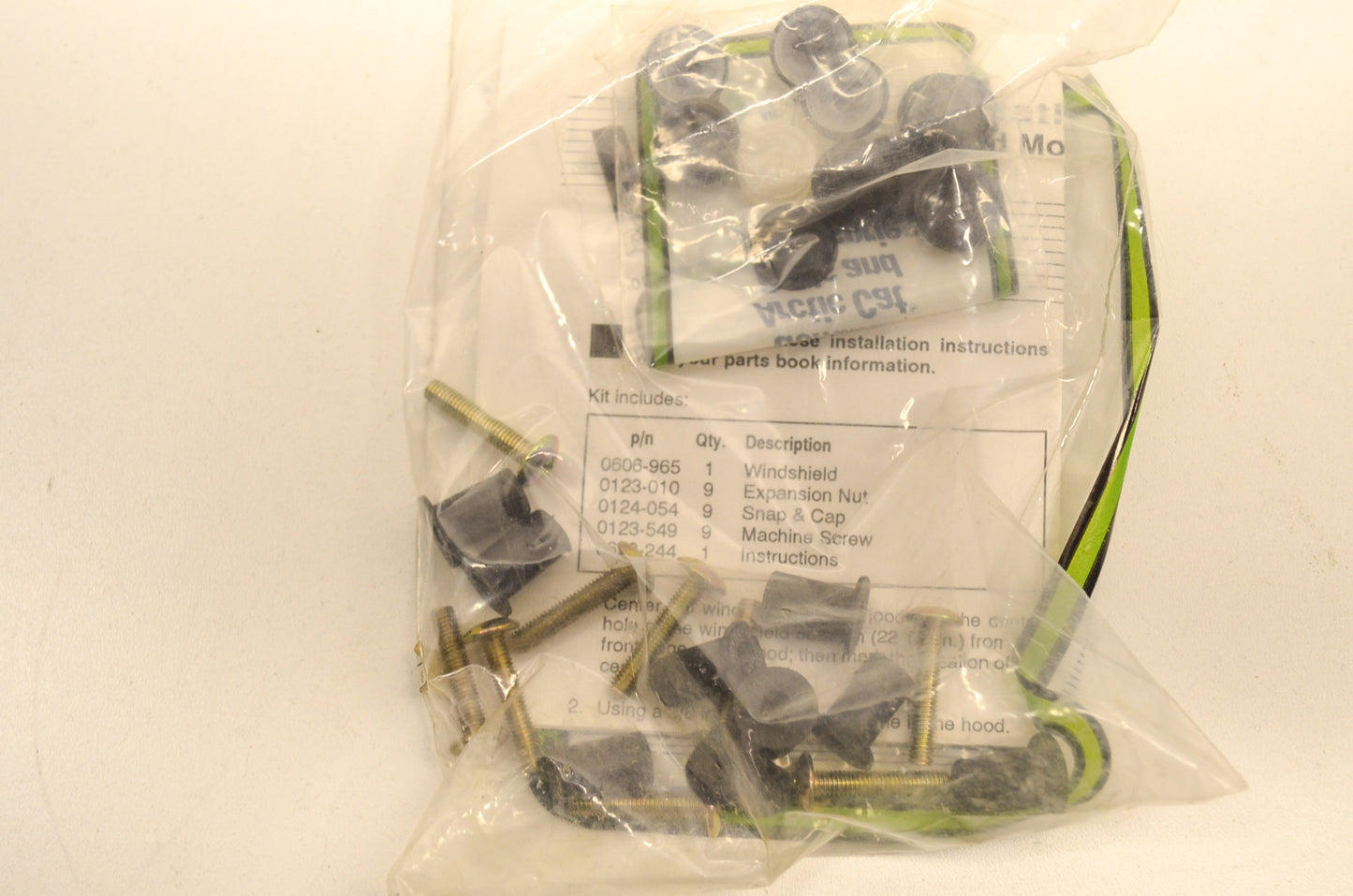OEM Arctic Cat 0636-866 Hood Mount Windshield Kit NOS