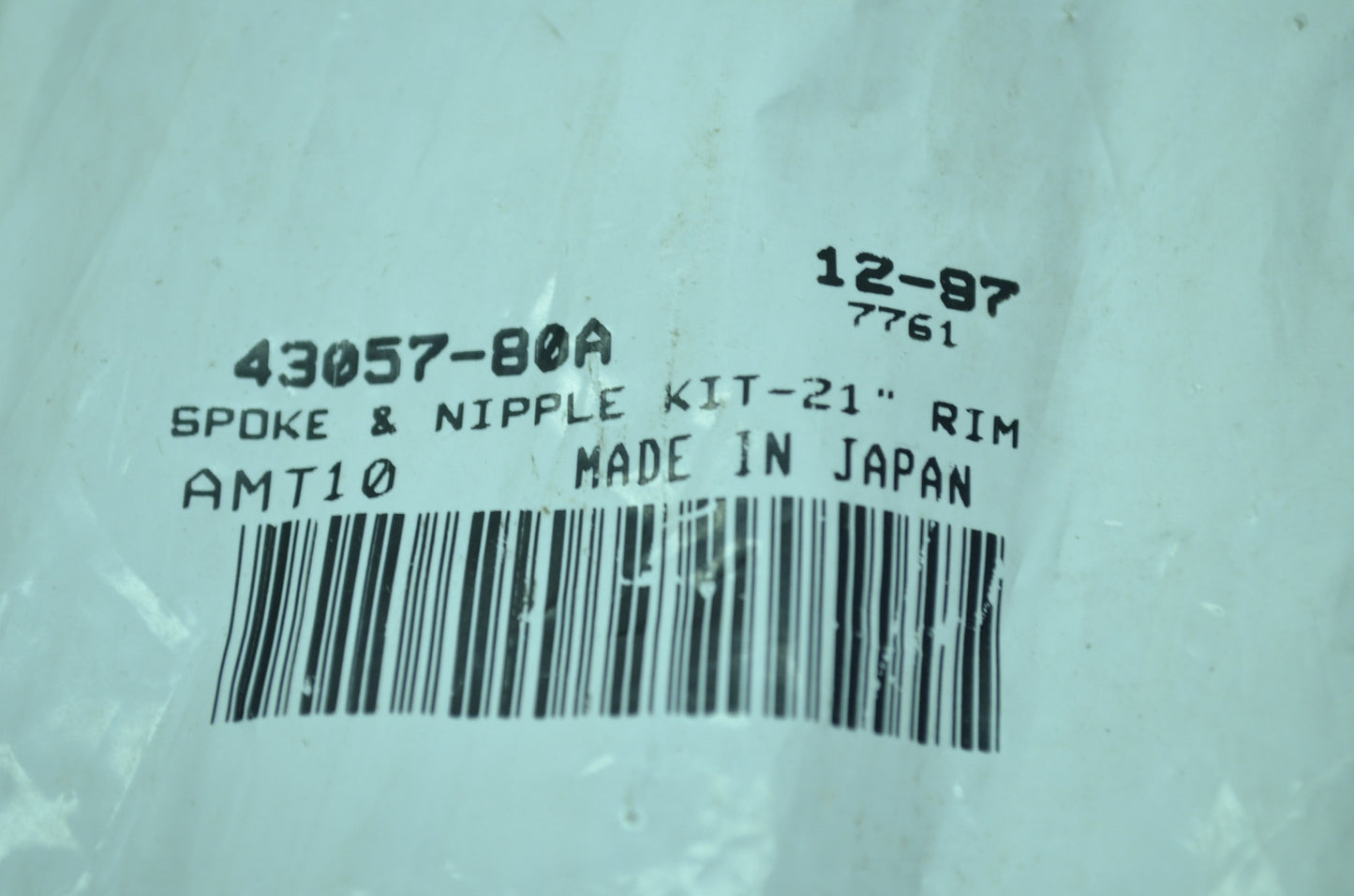 OEM Harley-Davidson 43057-80A Spoke & Nipple Kit Qty 10 NOS