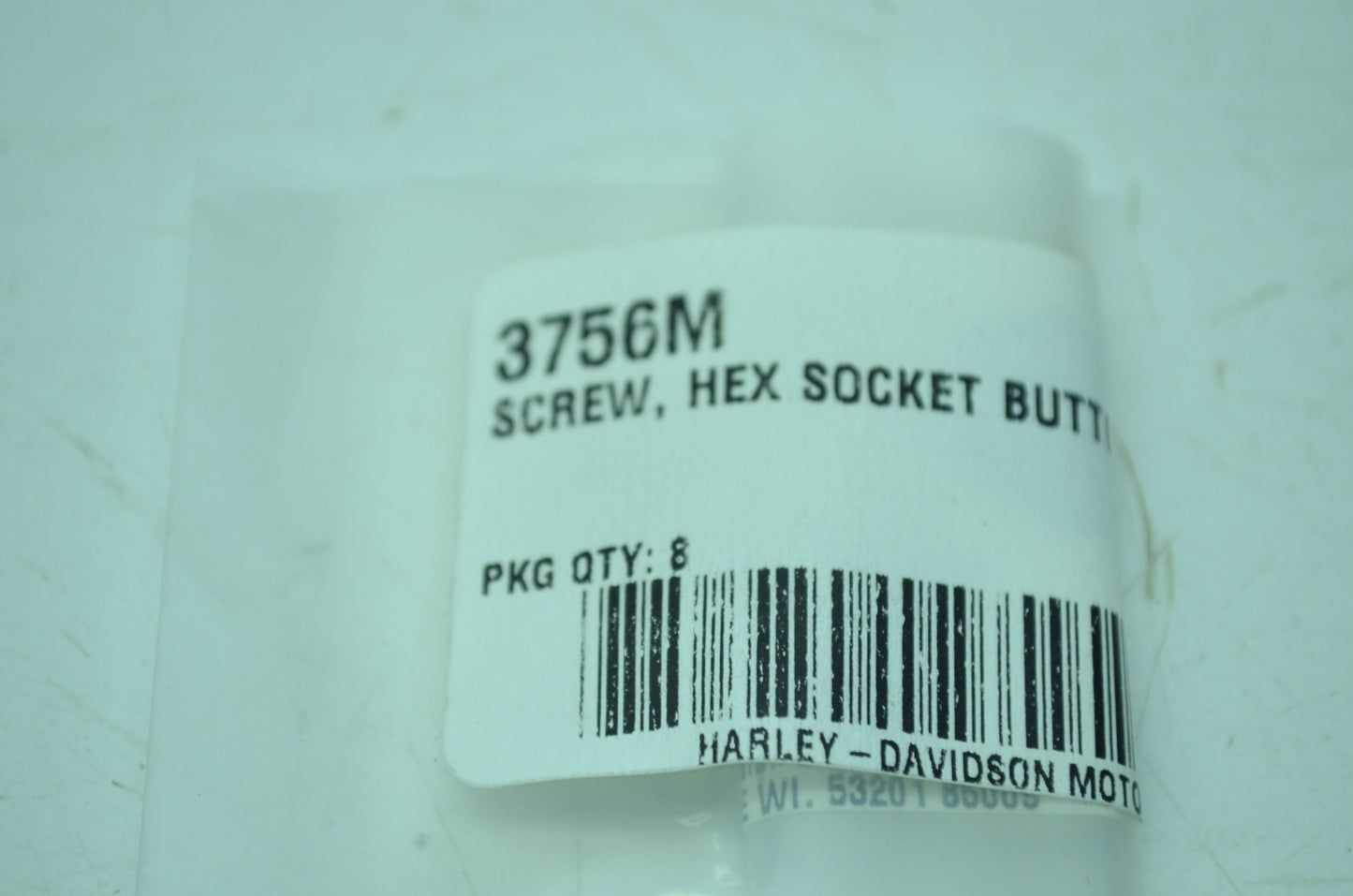 OEM Harley-Davidson 3756M Torx Button Head Cap Screw M6 Qty 2 NOS