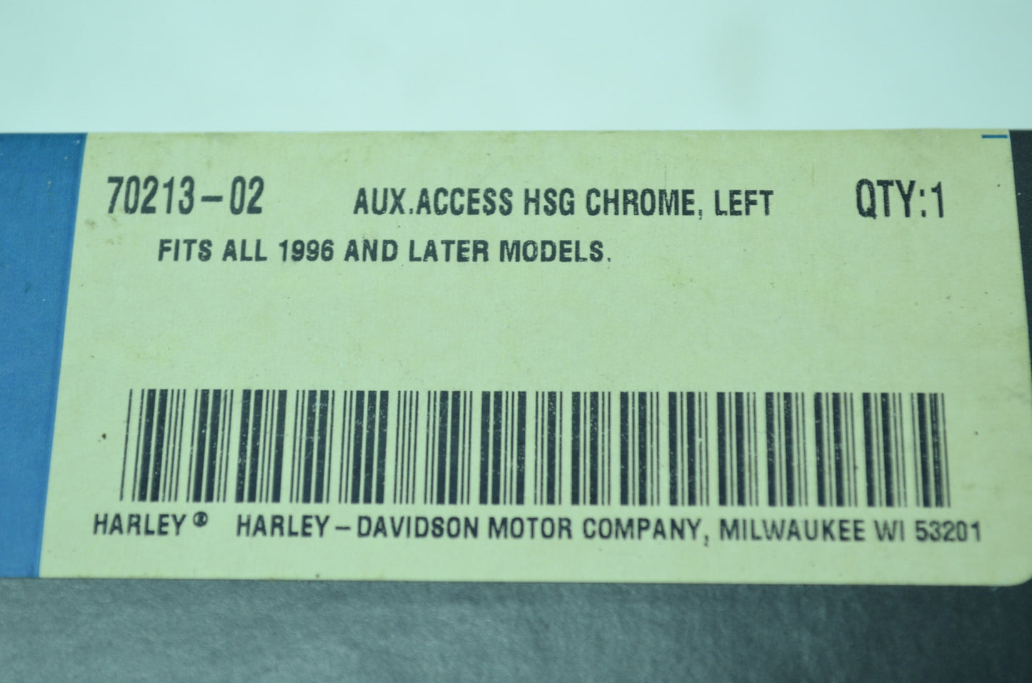 NEW OEM Harley Davidson Auxiliary Accessory Switch Housing 70213-02 NOS
