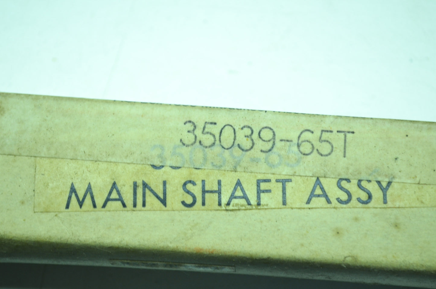 Mainshaft Transmission NOS