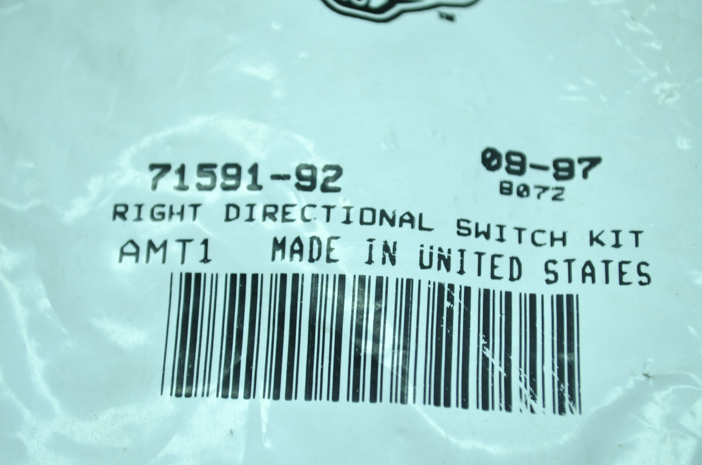 OEM Harley-Davidson 71591-92 Right Directional Switch Kit NOS