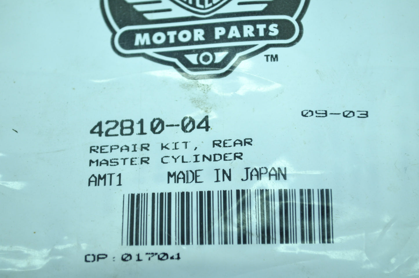 NEW OEM Harley-Davidson Master Cylinder Rebuild Kit 42810-04 NOS
