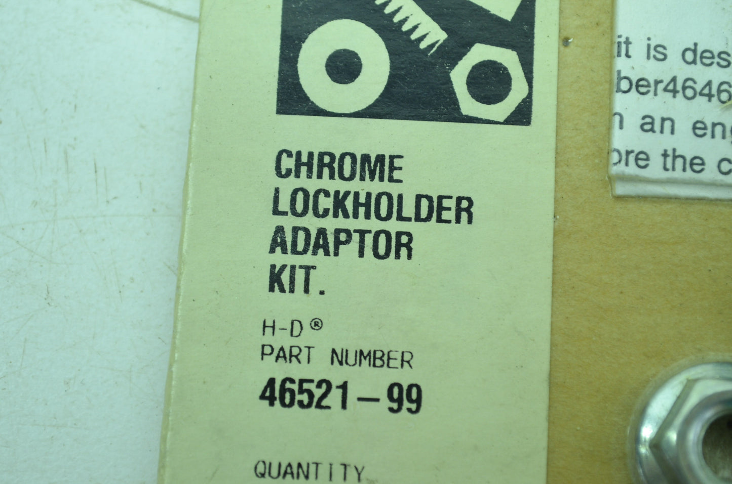 OEM Harley-Davidson 46521-99 Lock Holder Adapter Kit NOS