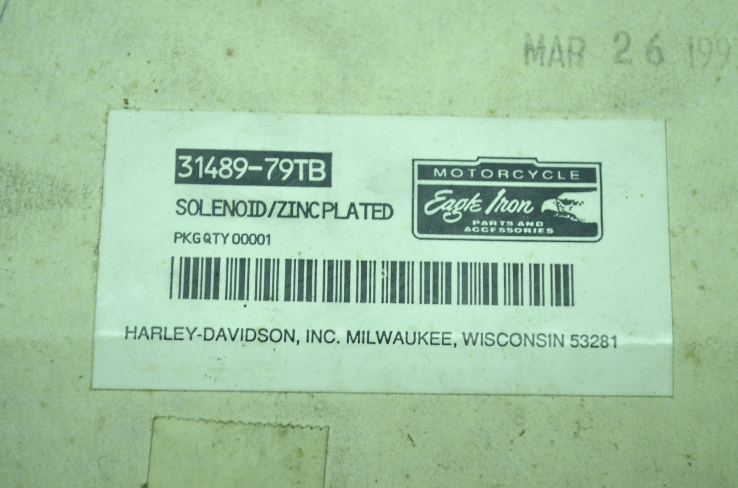 Starter Switch Solenoid NOS