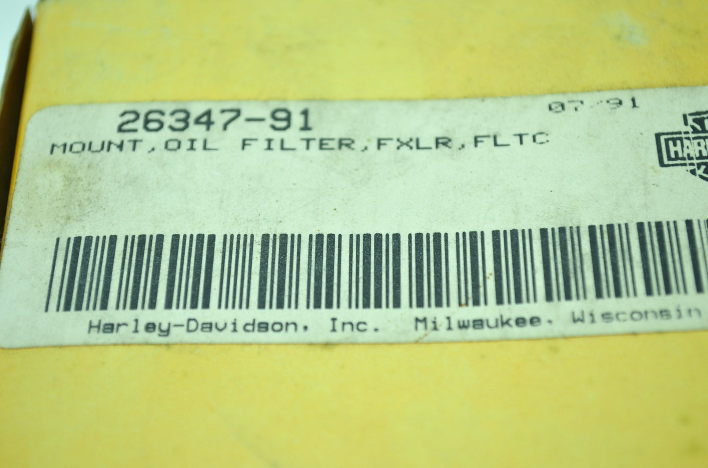 OEM Harley-Davidson 26347-91 Filter Mount Kit NOS