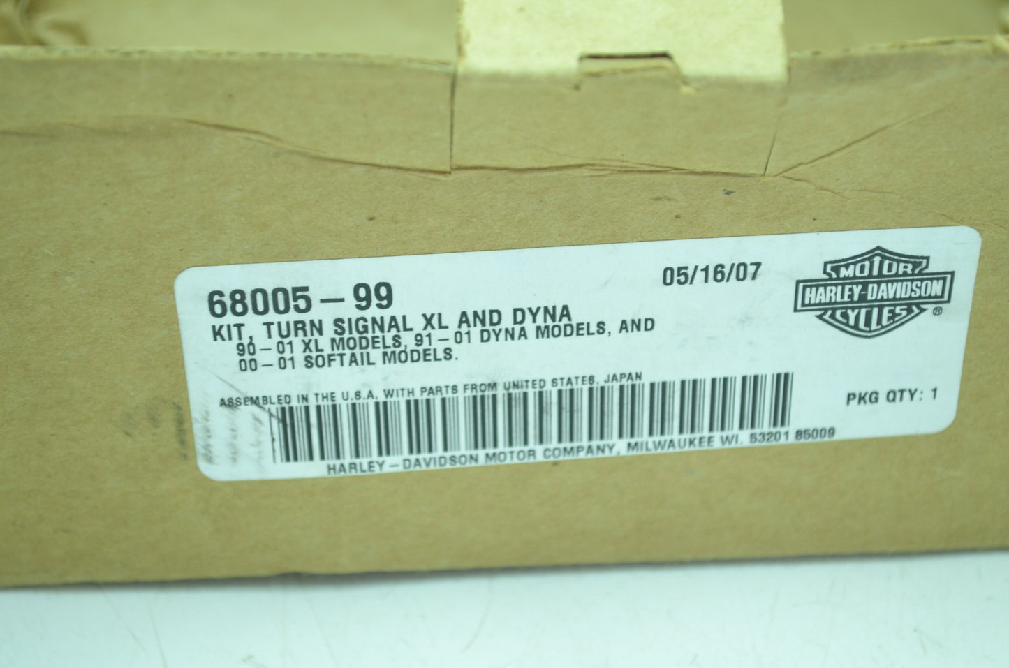 Bullet Style Turn Signal Kit XL Dyna Softail NOS