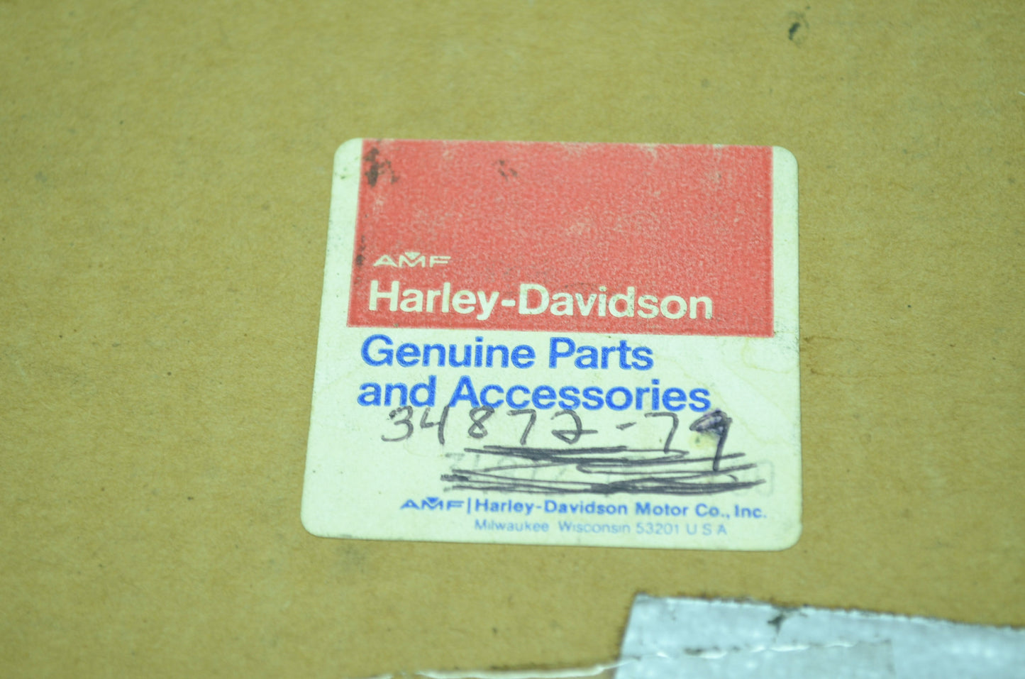 OEM Harley-Davidson 34872-79 Chain Cover NOS