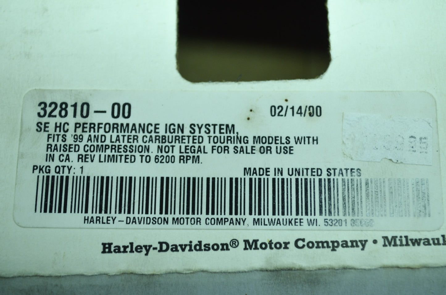 NEW OEM Harley Davidson Performance Ignition System Screamin Eagle Touring 32810