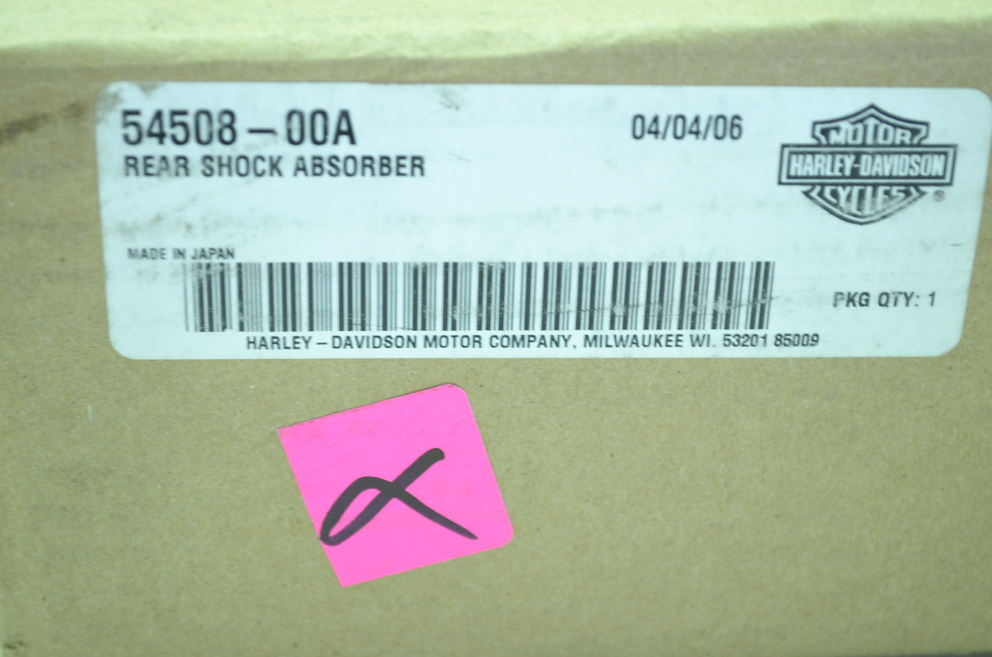 OEM Harley-Davidson 54508-00A Rear Shock Absorber NOS