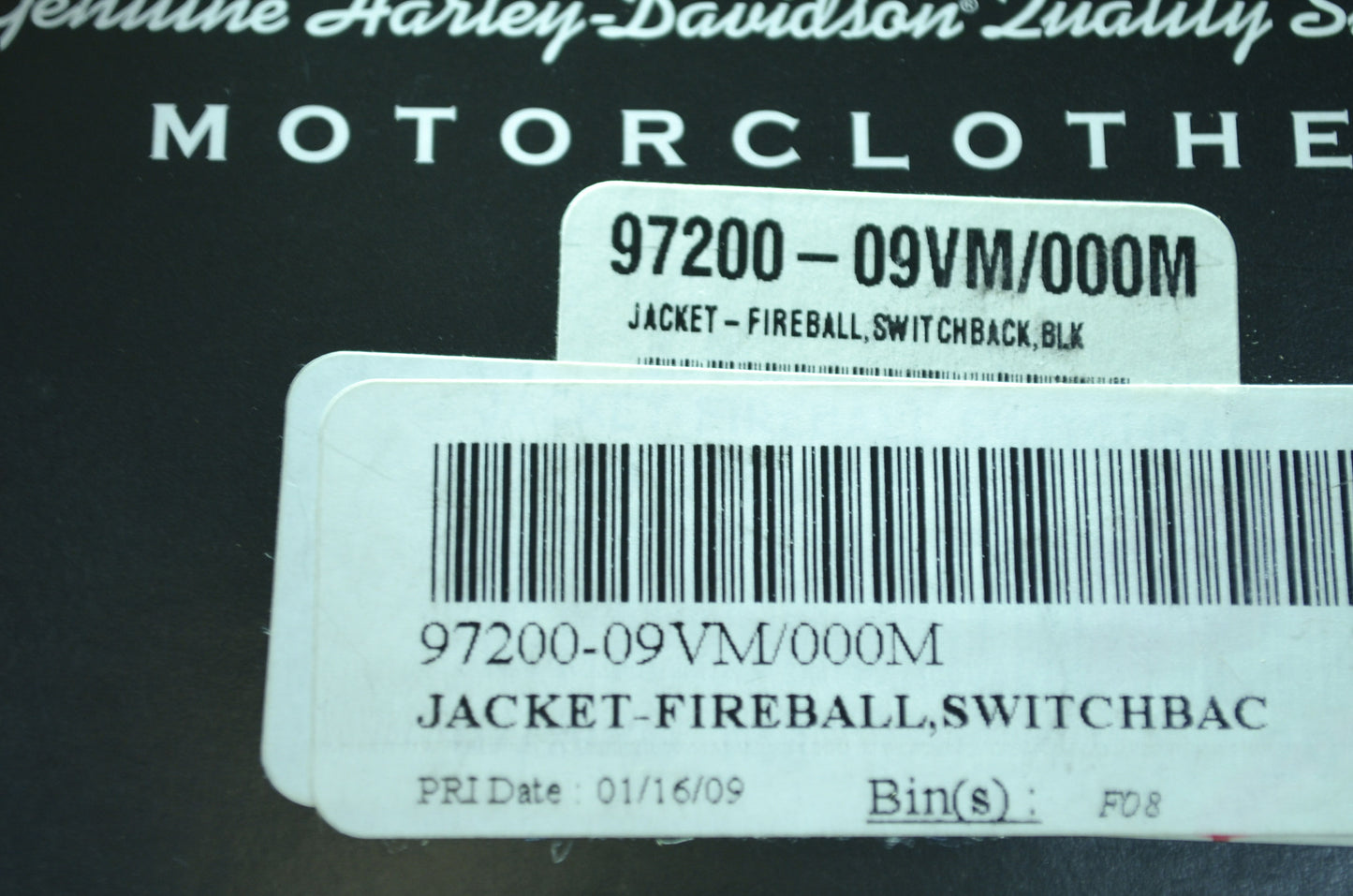 Switchback Fireball Jacket Medium NOS