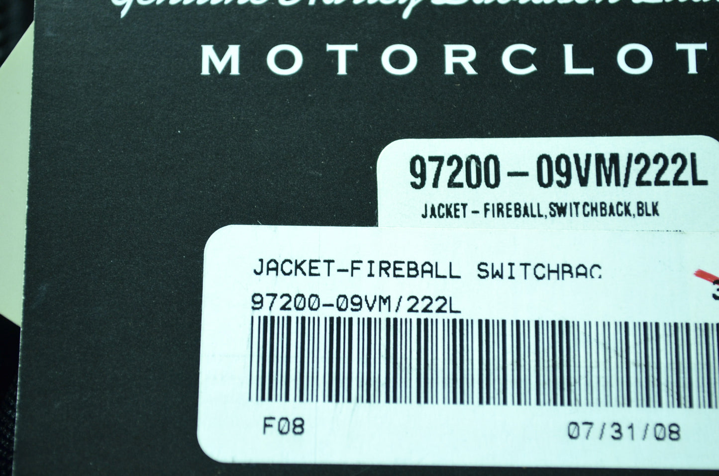 Switchback Fireball Jacket 3XL NOS