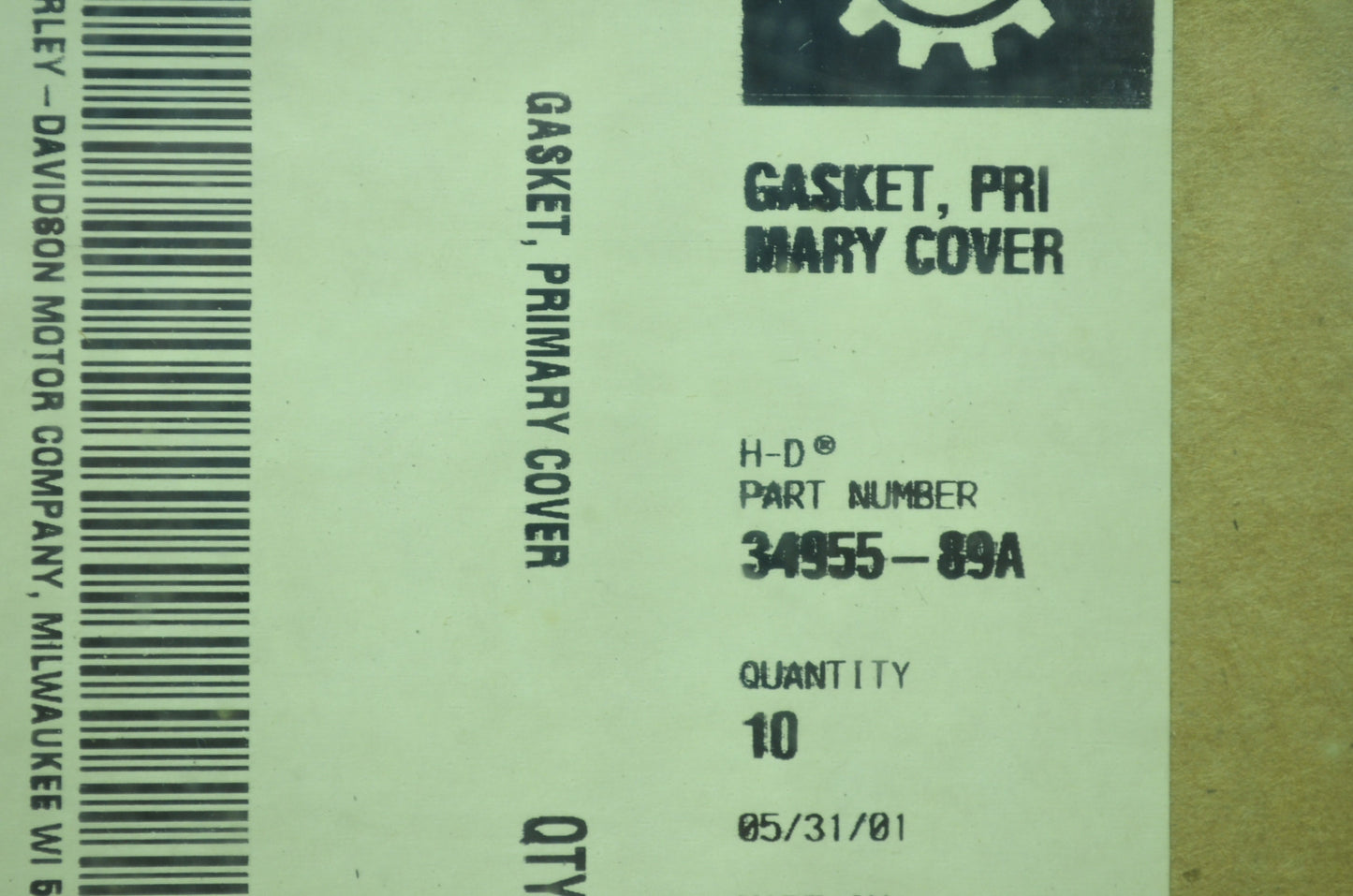Primary Cover Gasket NOS