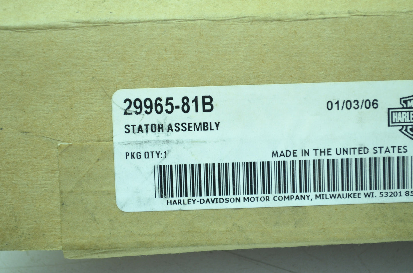 Stator Assembly NOS