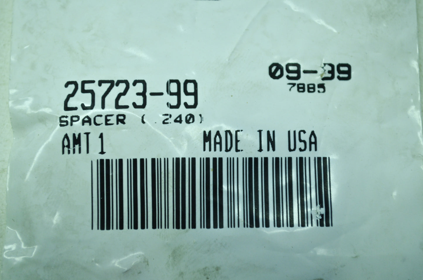 OEM Harley-Davidson 25723-99 Spacer (.240) NOS