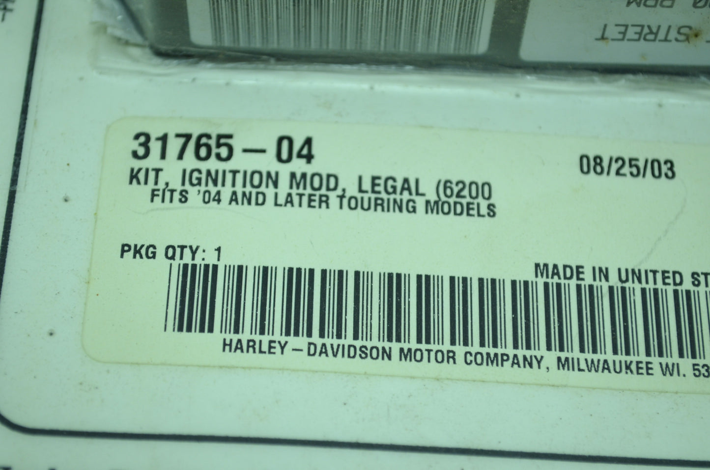 NEW OEM Harley Davidson Ignition Module 04-06 Touring 31765-04 NOS