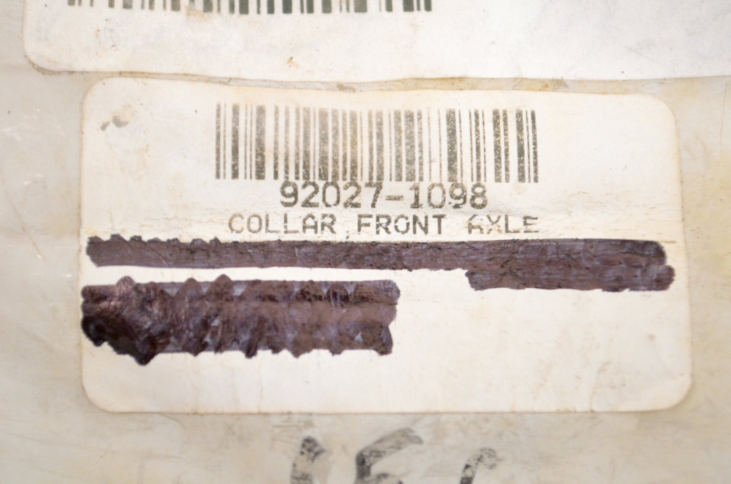 OEM Kawasaki 92027-1098 Front Axle Collar NOS